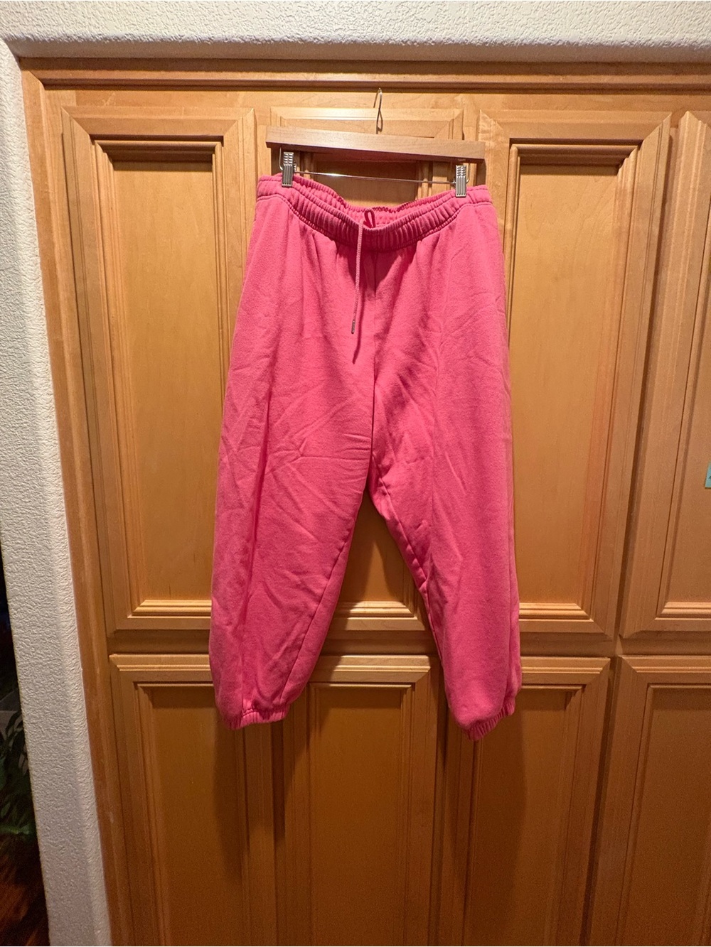 PINK Victoria's Secret Hot Pink, Ralph Lauren & Hollister fleece joggers.